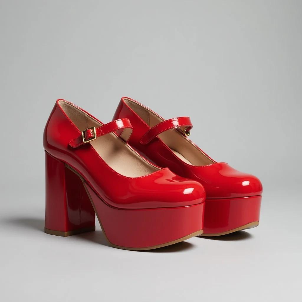 Platform Mary Janes