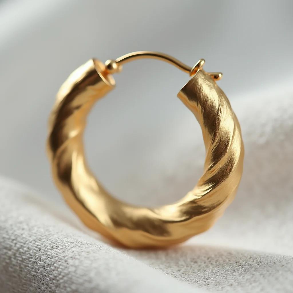 Sculpt Hoop Earrings 2